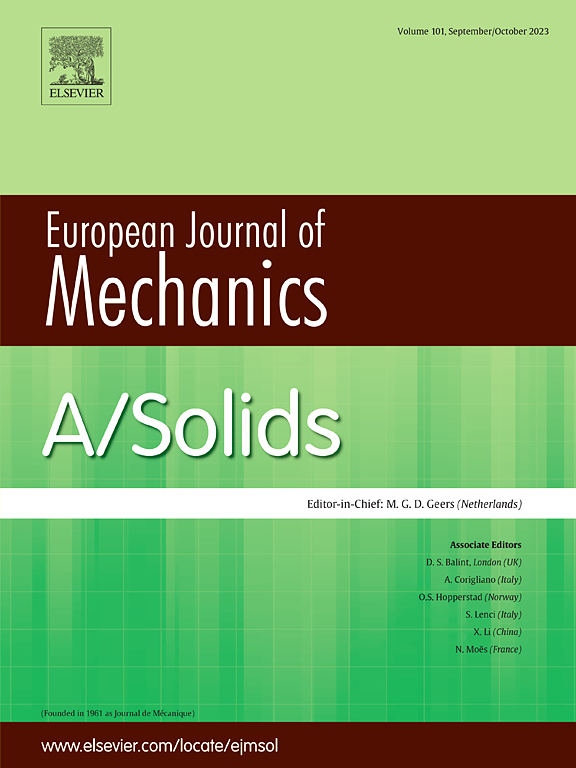 Go to journal home page - European Journal of Mechanics - A/Solids